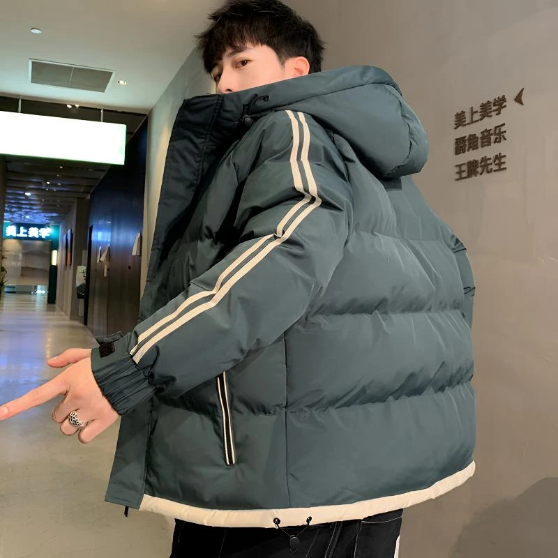 棉衣男款冬季2025新款百搭休闲情侣防寒加厚学院风青少年男装棉服