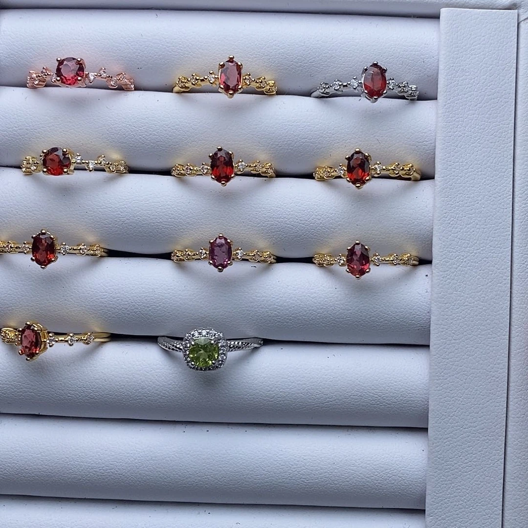 水晶未镶嵌手串戒指