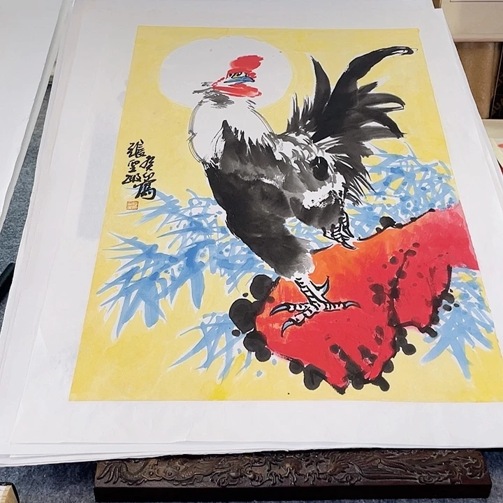 国画张圣敏先生纯手绘作品