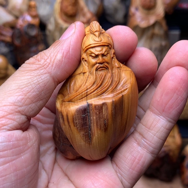 柏木（崖柏）崖柏陈化料手把件