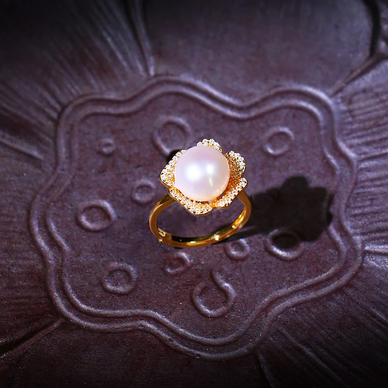 【非藏大珠宝家】珍珠戒指【5706DA】