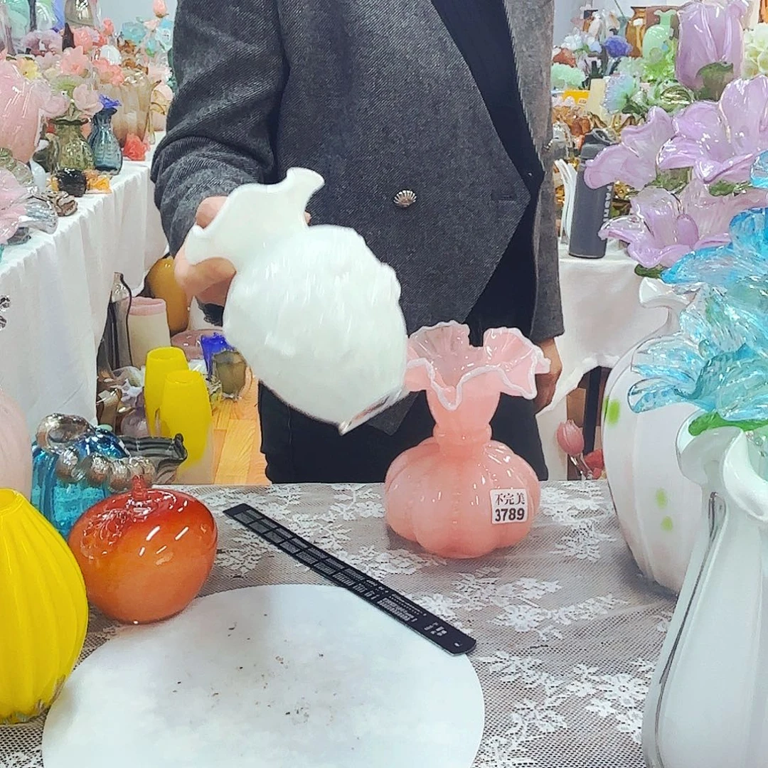 福利不退不换琉璃花瓶花器艺术品