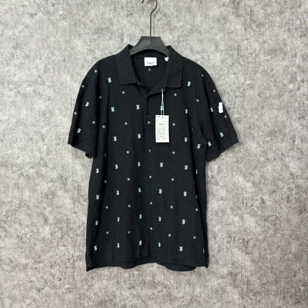 95新 BURBERRY/博柏利 Burberry满印polo衫