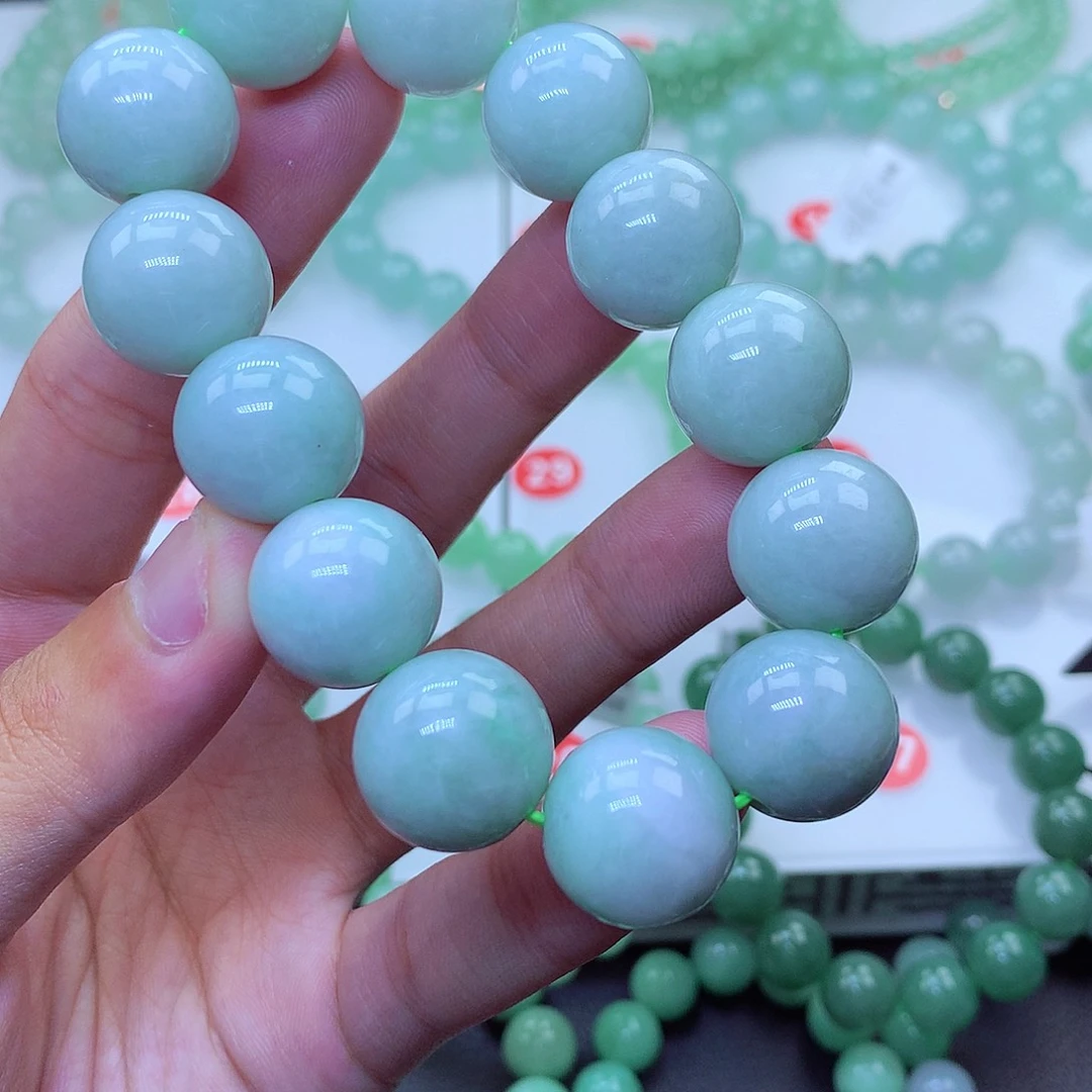 翡翠未镶嵌毛衣链