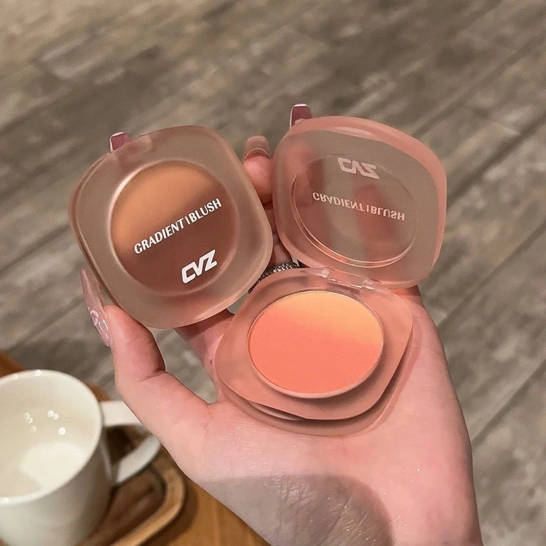 CVZ可桃渐层腮红甜蜜粉嫩裸妆自然元气纯欲风腮红修容高光晒红色