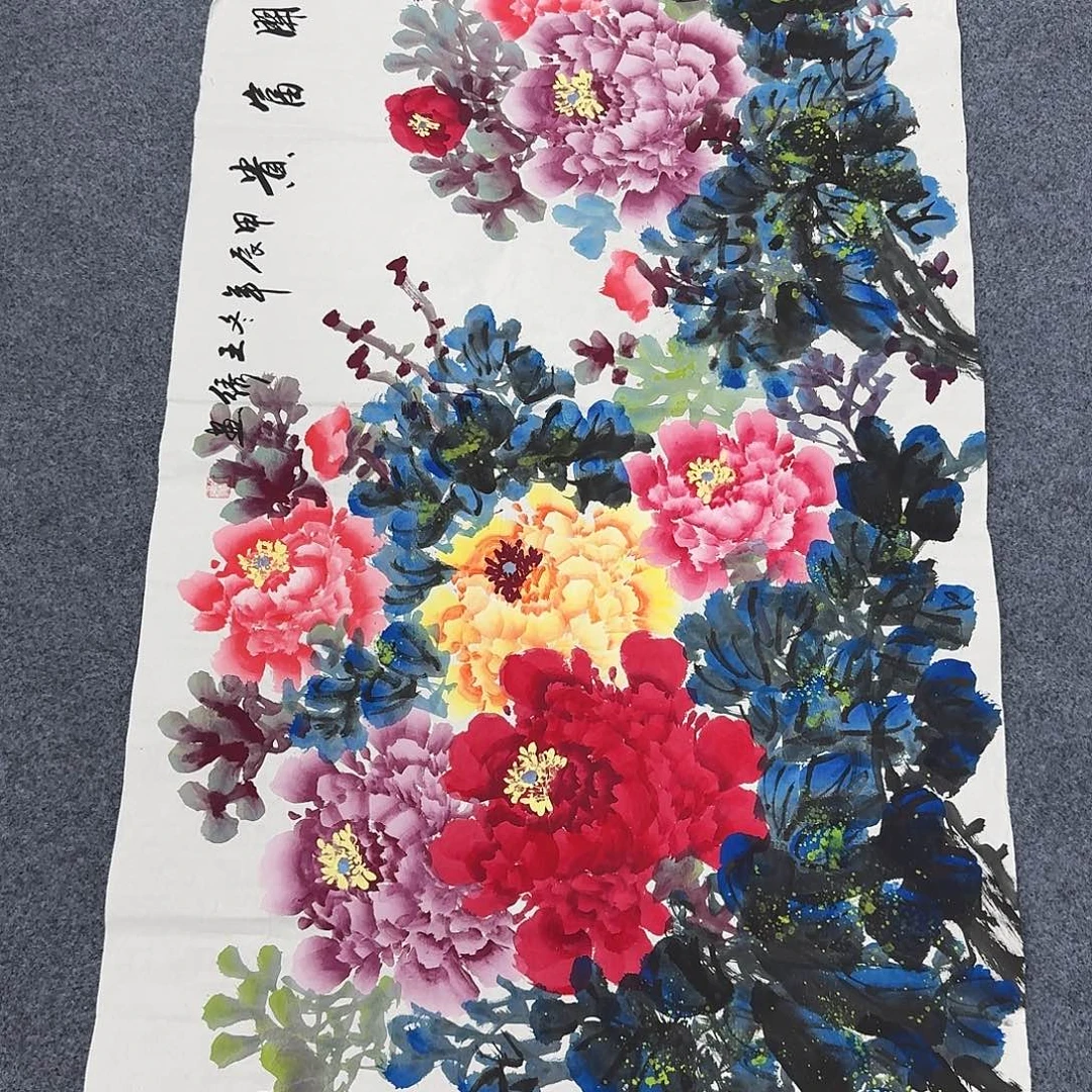 国画国画作品宣纸纯手绘