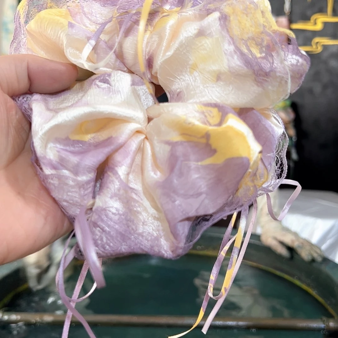 719蕾丝发圈手作