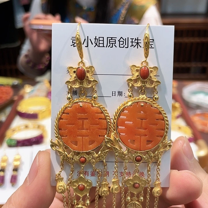 锦纶非金属耳坠子