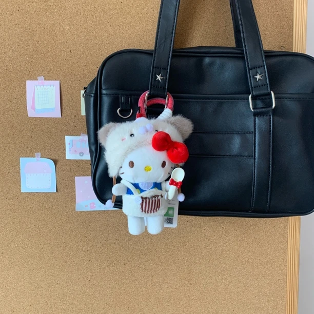 正版带防伪软软糯糯小奶猫kitty挂件包包挂饰