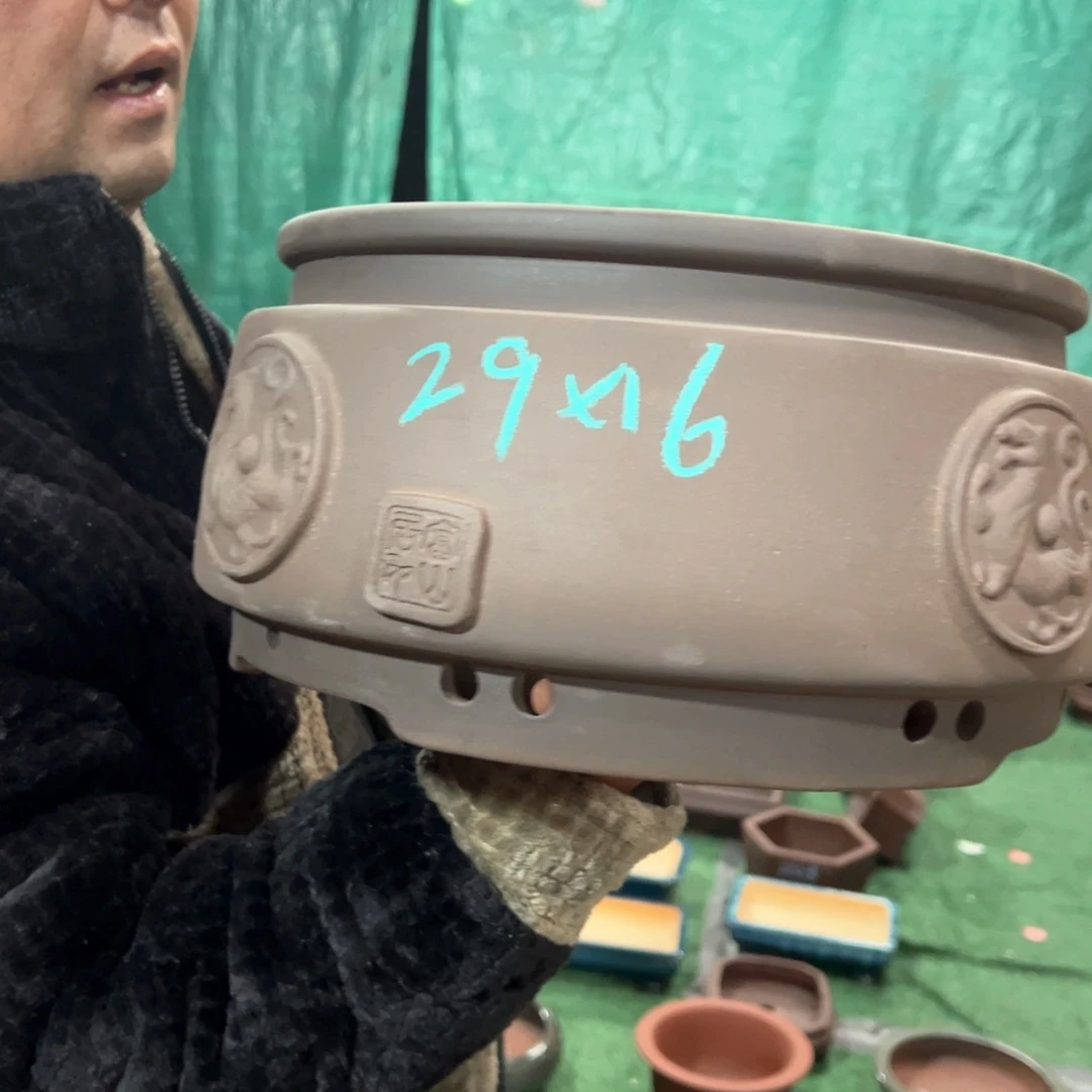 紫砂花盆紫砂花盆