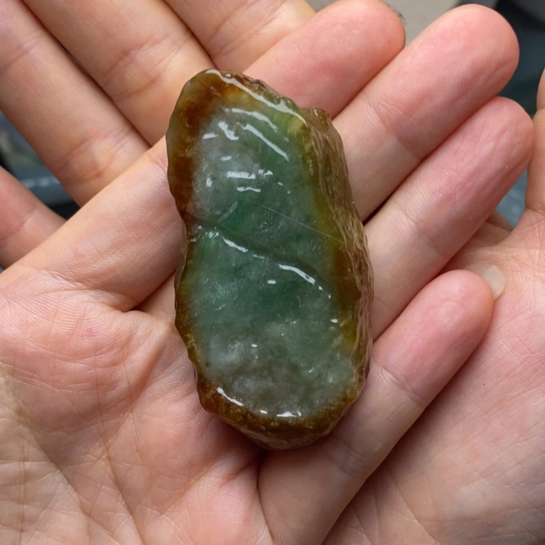 没***字翡翠未镶嵌颈饰天然