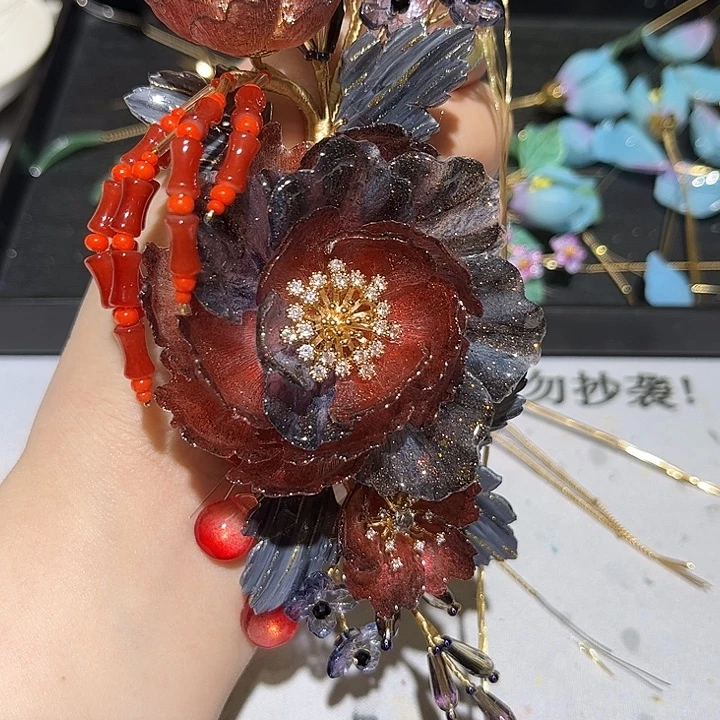 树脂铁合金手骨生花