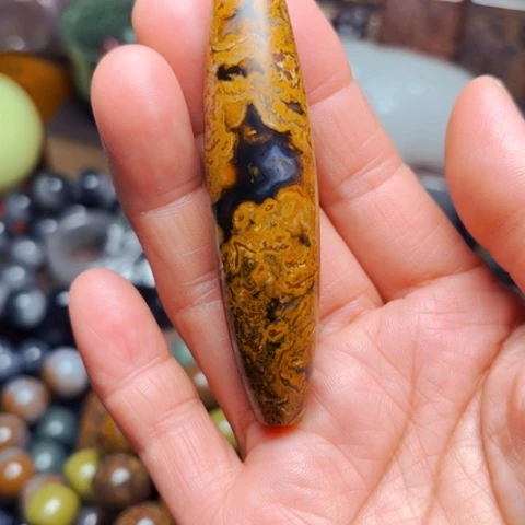 天宝石手把摆件细胞舍利的红天宝石1.8碧玺（处理）煜*
