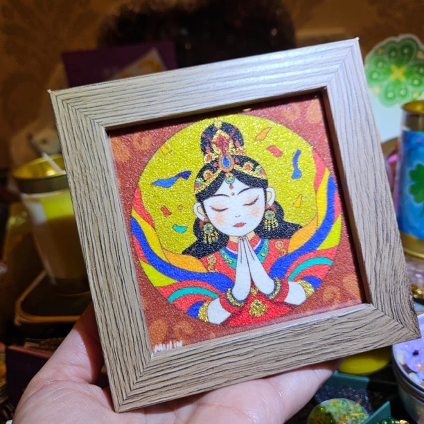 扎基拉姆描金版米摆件