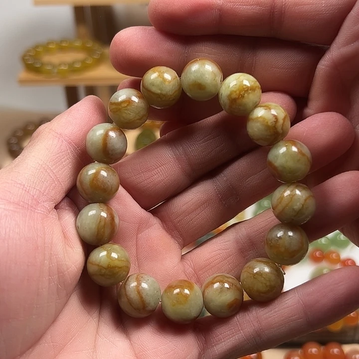 蛇纹石玉未镶嵌手链