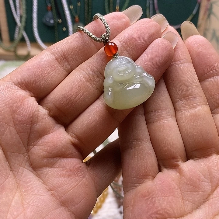 和田玉未镶嵌颈饰和田玉吊坠