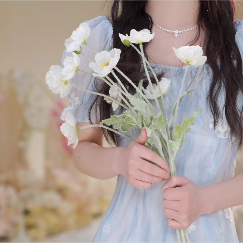 【海澜之谜】小白花印花两穿仙气春夏季连衣裙812590*812597+812703