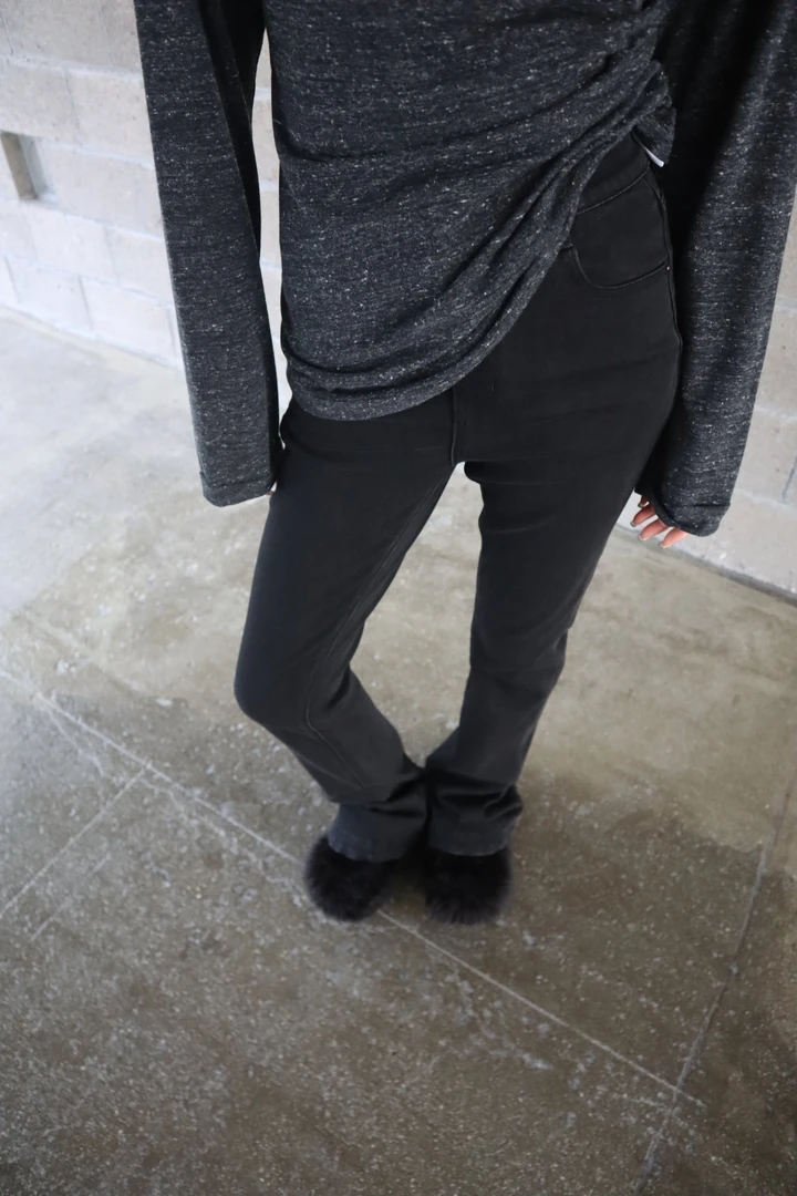 KIOKWANG//新版经典设计款超显瘦百搭洋气马蹄裤简约高级气质