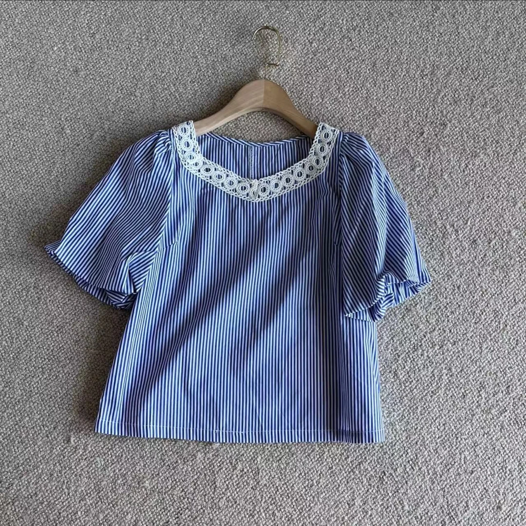 8044两色条纹衬衫