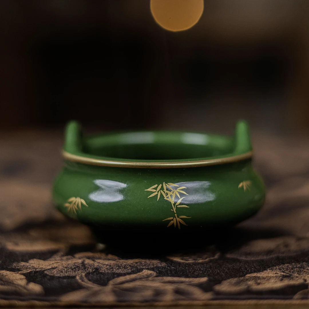 【悦生活】石绿竹-华隐堂-香炉（华隐S0853）