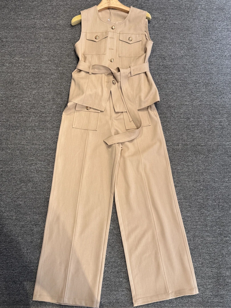 富家千金半袖工装套装