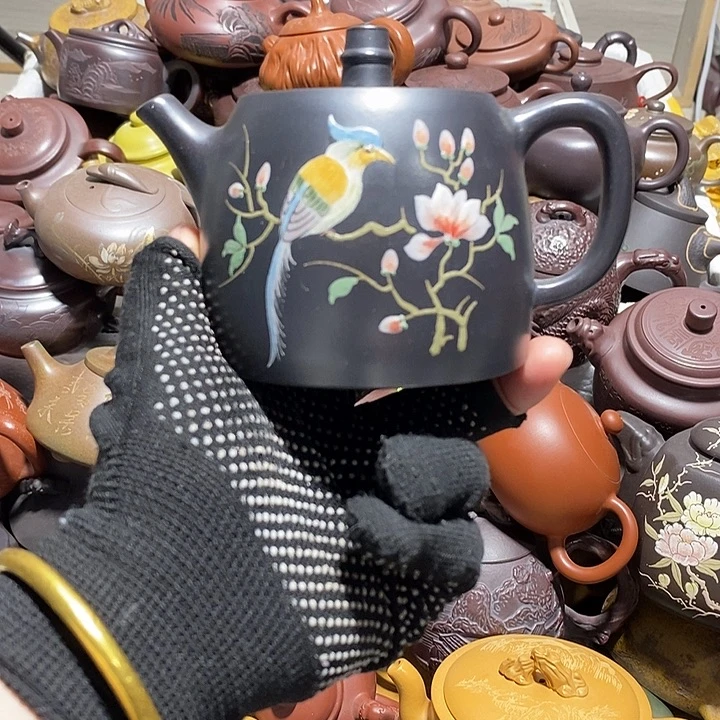 紫砂茶壶微瑕微笑