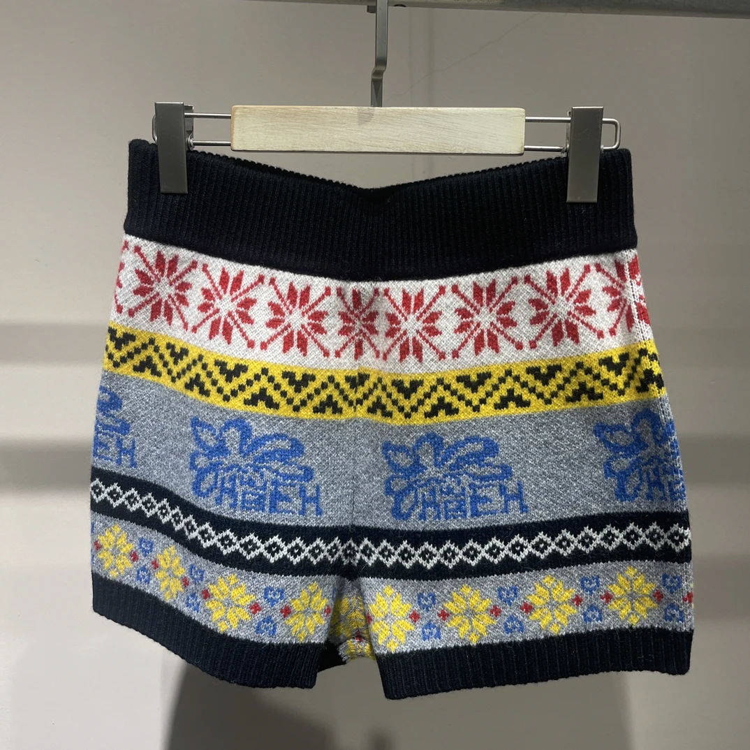 惠文龙HBEH｜花色毛线短裤14162