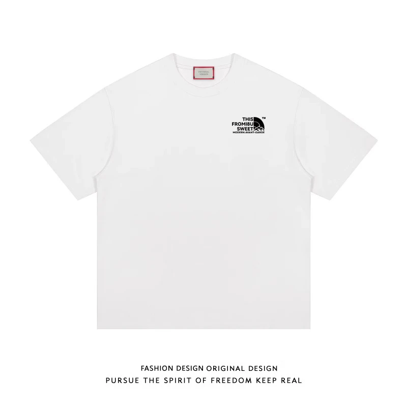 圆领体恤打底衫短袖t恤宽松男女半袖上衣夏季潮UN-DT01-G519