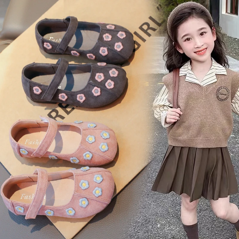 女童公主鞋2025新款儿童鞋子女孩公主鞋乐福鞋女宝单鞋皮鞋