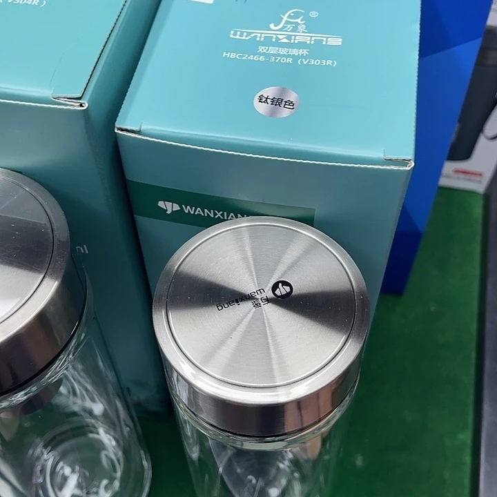 茶隔款玻璃 万象303款双层370毫升