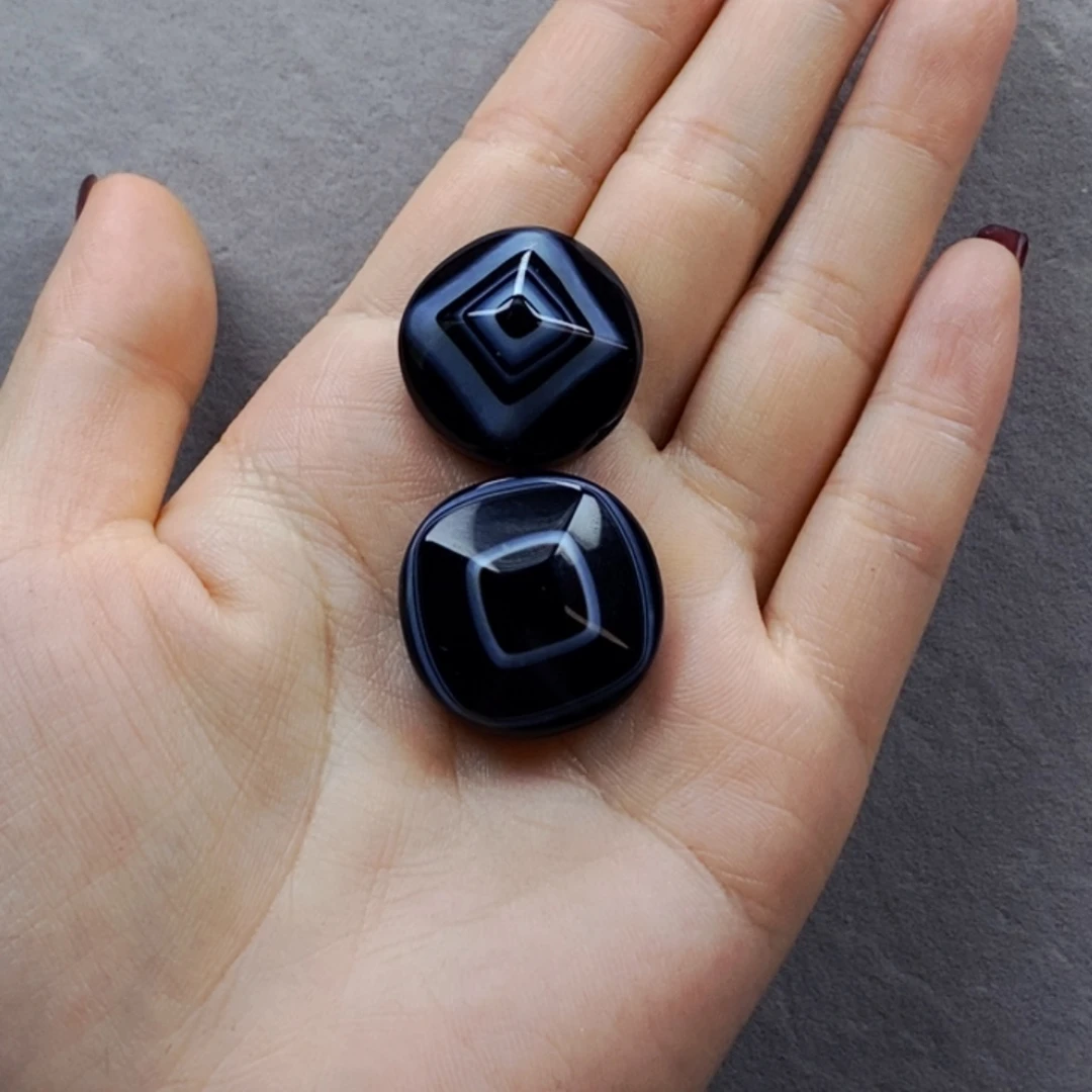 玛瑙/玉髓单珠未镶嵌歌**子