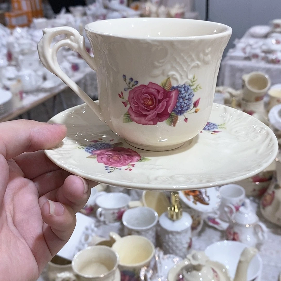 瓷咖啡杯潮州风味陶瓷