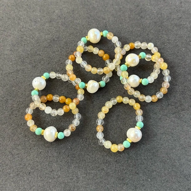 黄兔猫珍珠戒指2222