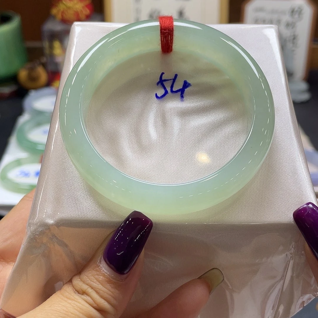 翡翠未镶嵌手镯46 号链接