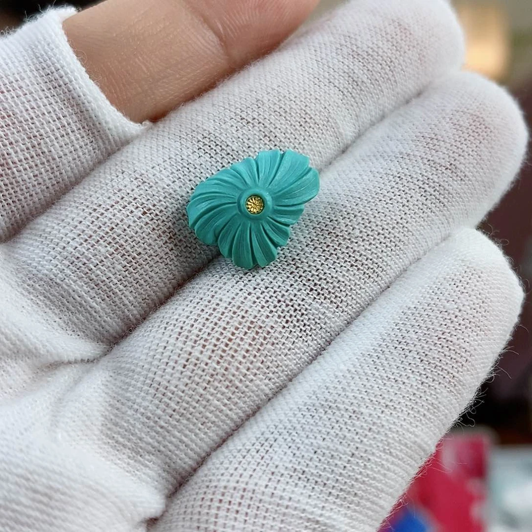 绿松石珠宝奇石未镶嵌