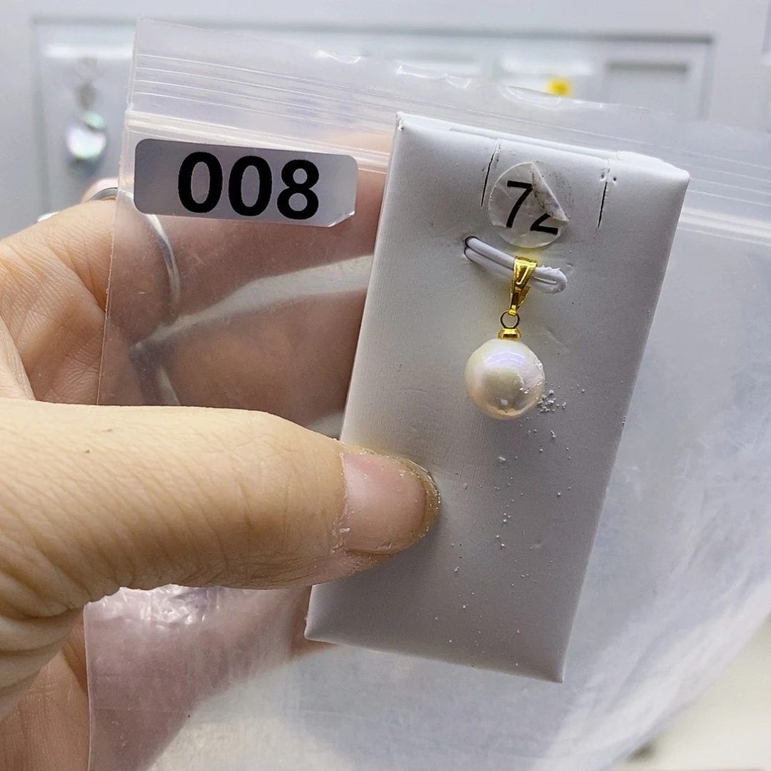 颈饰合金淡水珍珠