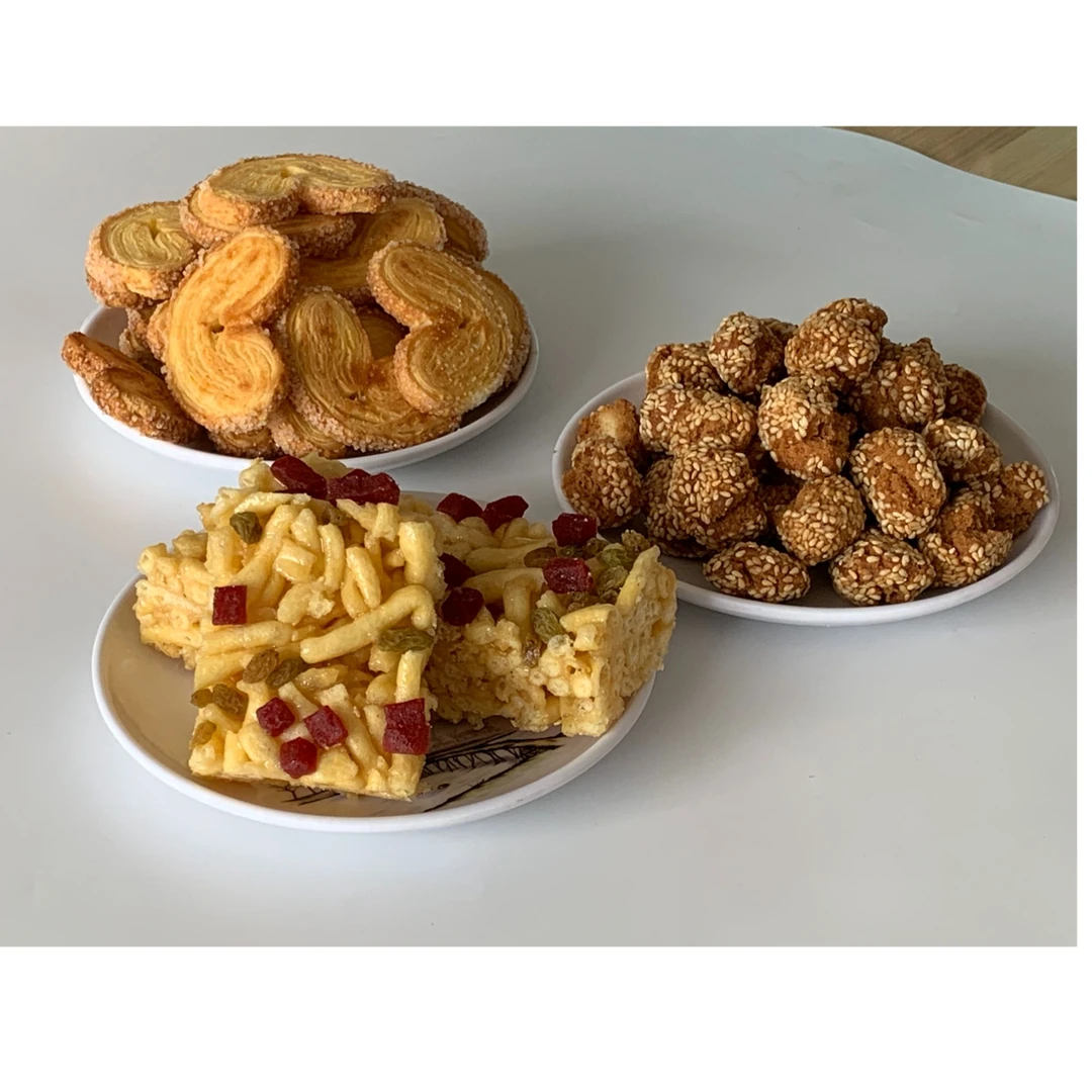 清真糕点手工休闲零食马蹄酥，沙琪玛，开口笑，怀旧休闲零食糕点