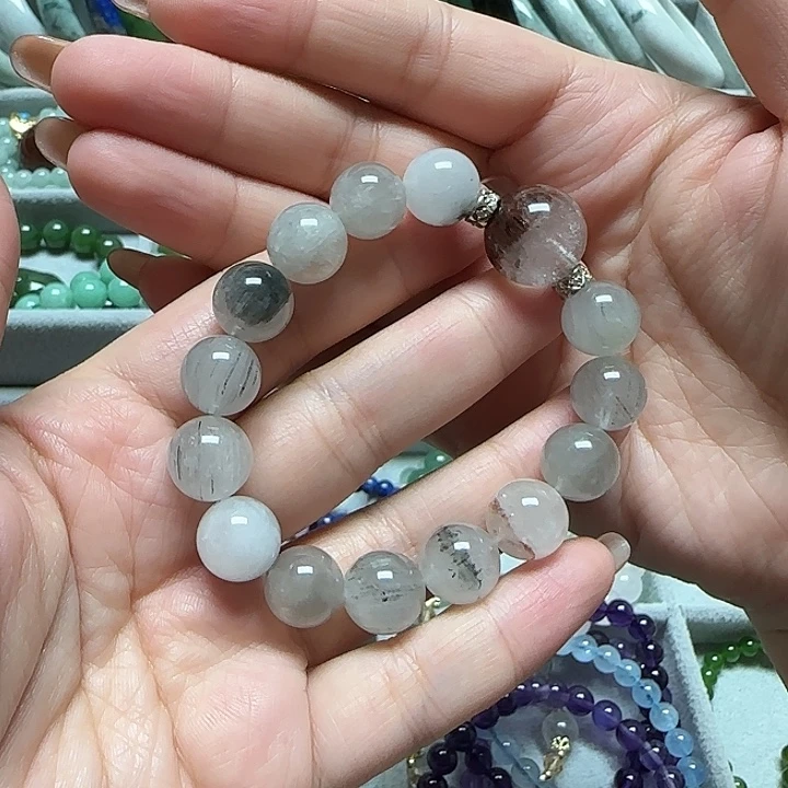 未镶嵌水晶手串天然