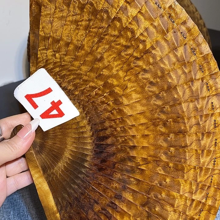 手***8金丝楠金丝楠木扇子