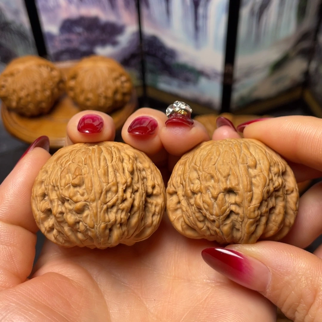 文玩核桃把件41全品泥鳅背