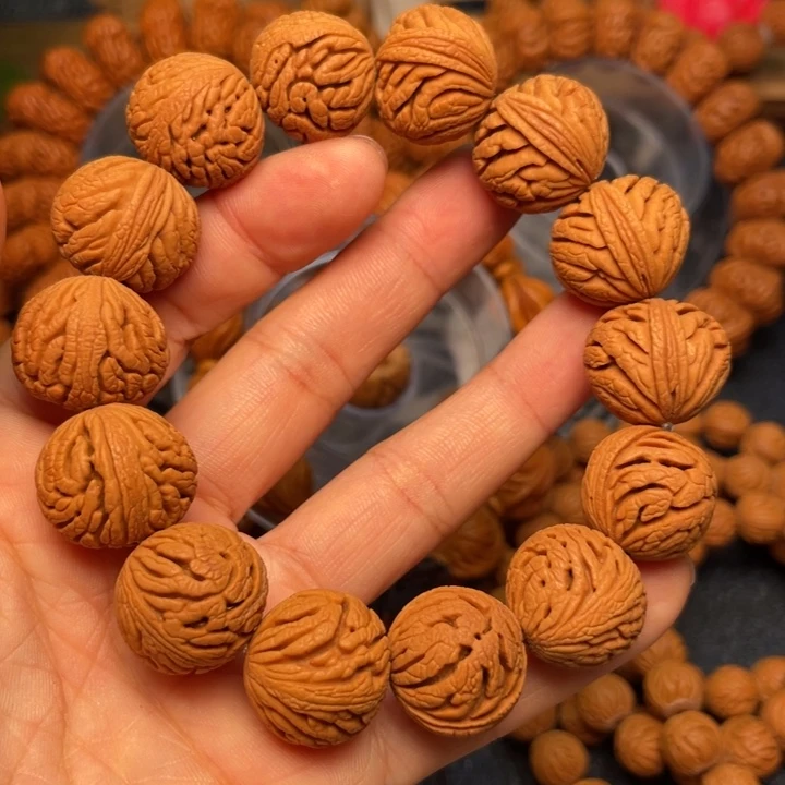 桃核手串龙纹桃核6