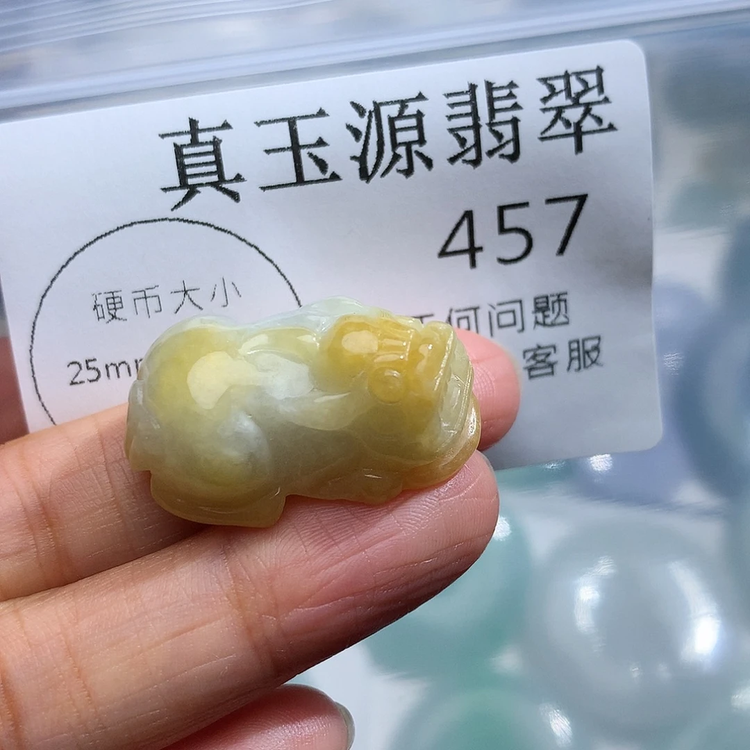 翡翠未镶嵌颈饰457