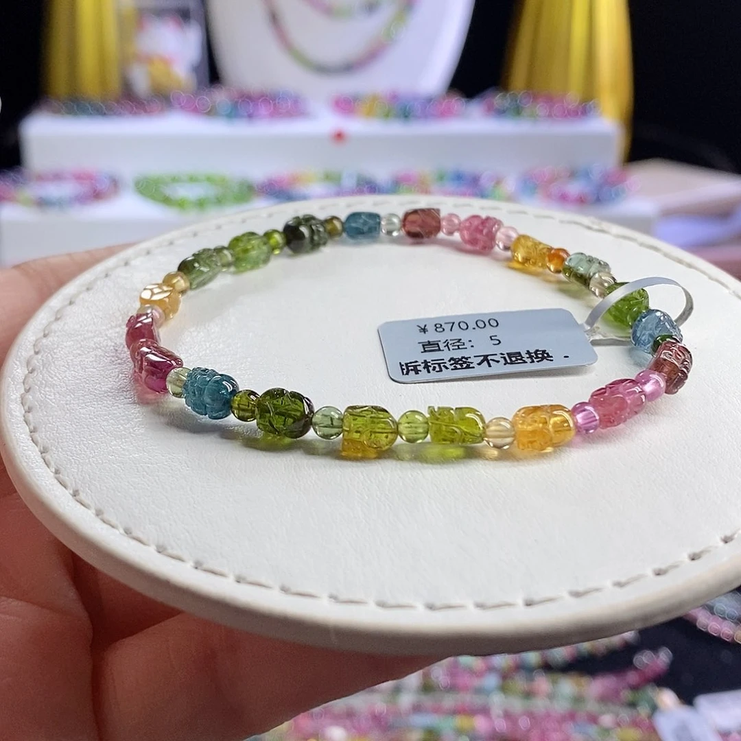 未镶嵌手链碧玺貔貅