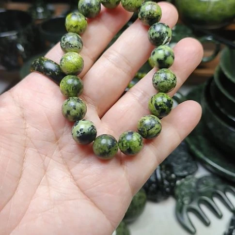 蛇纹石玉合金手串