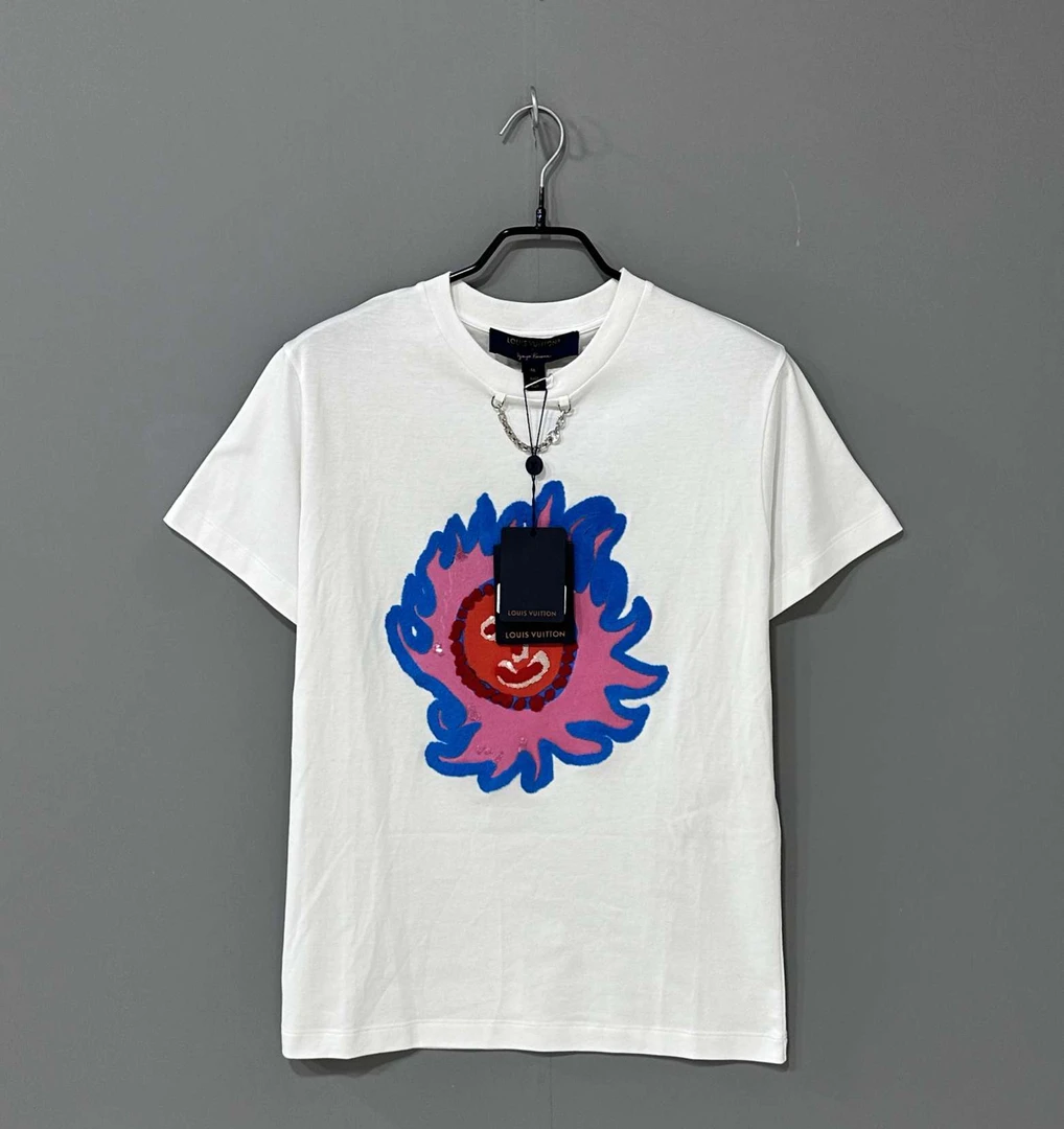 全新未使用 LouisVuitton/路易威登 新款太阳花短袖/M码/60786
