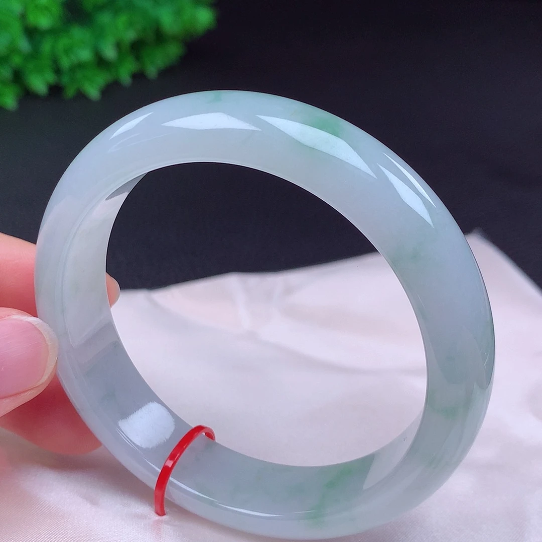 翡翠未镶嵌手镯60圈681609