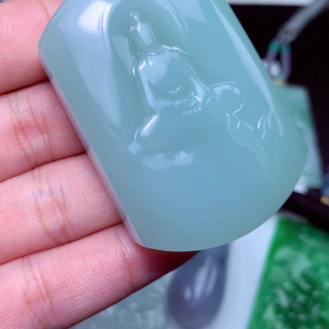 颈饰未镶嵌翡翠天然A货翡翠