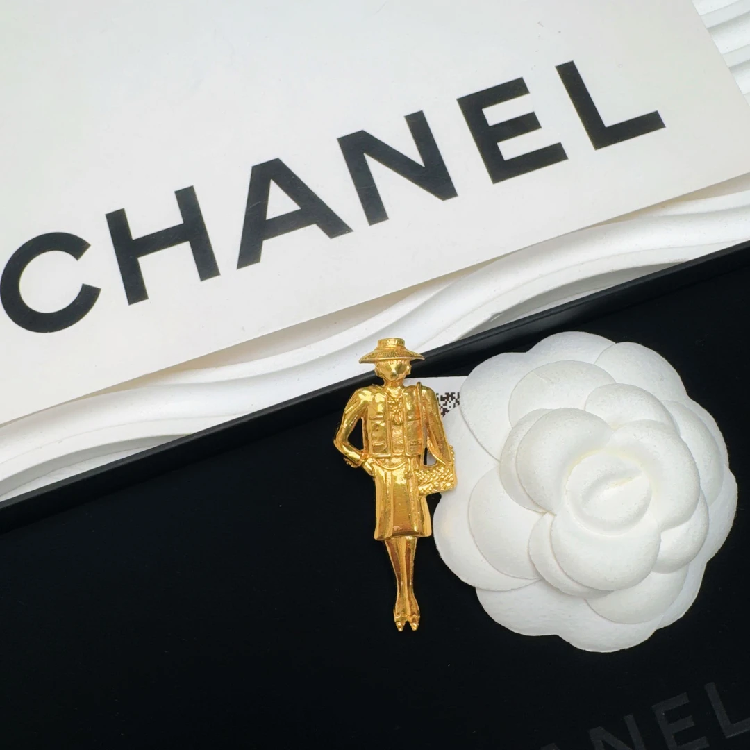 95新 Chanel/香奈儿 柚礼中古/香奈儿coco女士胸针LZ501485