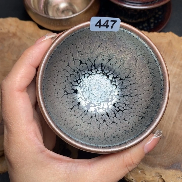 茶盏建窑建盏主人杯447