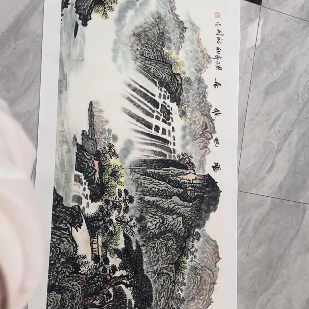 国画国画作品多次入选